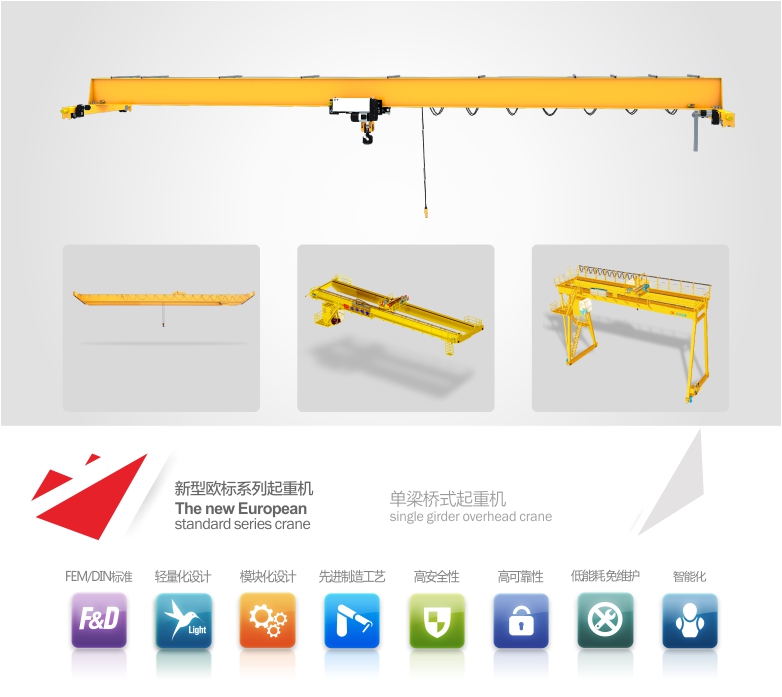 歐標電動單梁起重機1