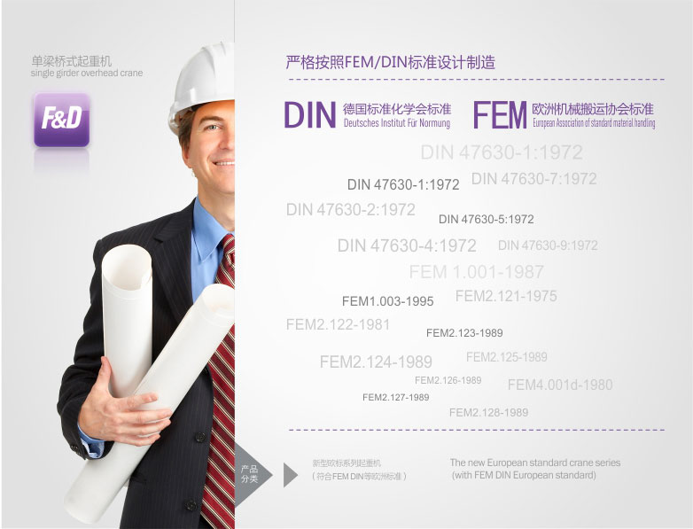 FEM;DIN;歐式起重機